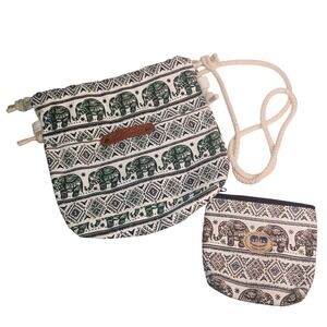 Tum-Thai‎ Handmade Small Boho Bag & Coin Purse Made In Thailand vintage SKUCH117